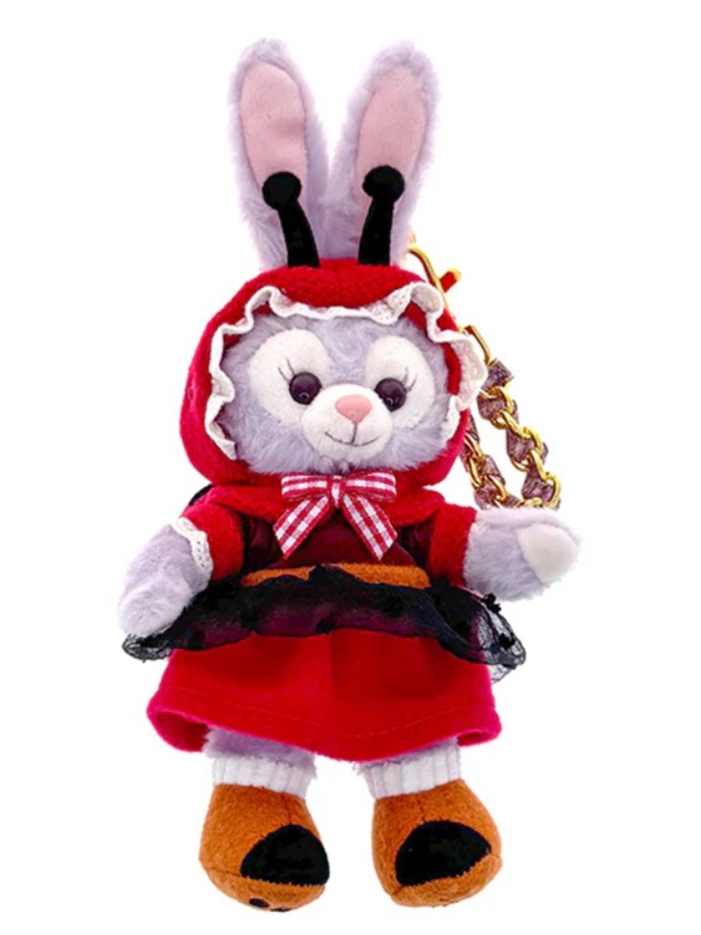 BNWT Disneyland HK Duffy and Friends StellaLou Ladybug Plush Keychain Halloween